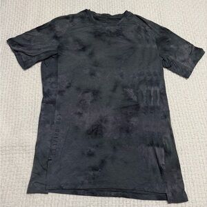 Lululemon Always Agile Short Sleeve, fits like men’s large.  Asphalt grey.